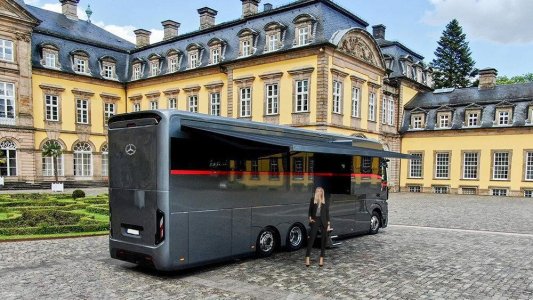 Mercedes Benz Kongsberg  Lichtwagen Gasturbinenanlage Aufbau Edelstahl Dr Anne von Peck Fur Ma...JPG